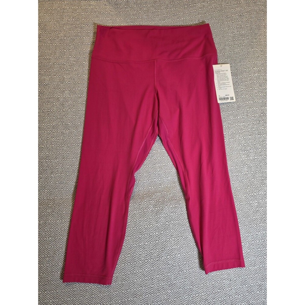 Lululemon Align High-Rise Crop 23" Leggings Size 14 Pink NWT $98New with tags